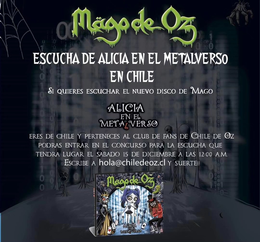 MAGO DE OZ: Alicia En El Metalverso entre los discos más